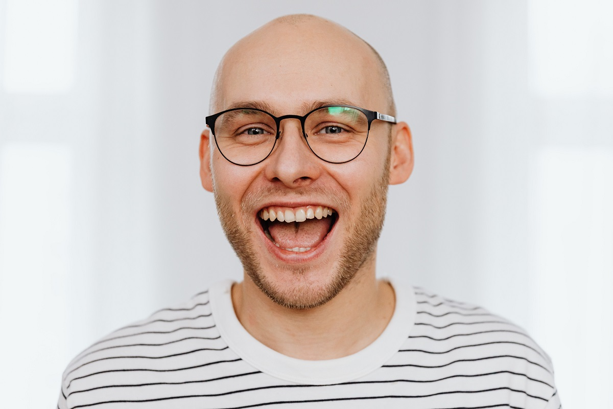 Cool glasses for bald guys online